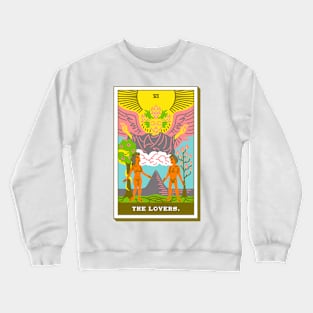 VI - The Lovers - Tarot Card Crewneck Sweatshirt